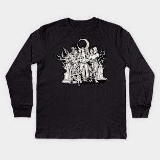 Nightbreed tribute Kids Long Sleeve T-Shirt